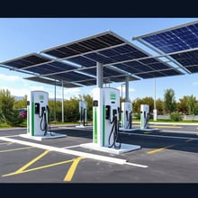 Comment combiner bornes de recharge IRVE et ombrières photovoltaïques